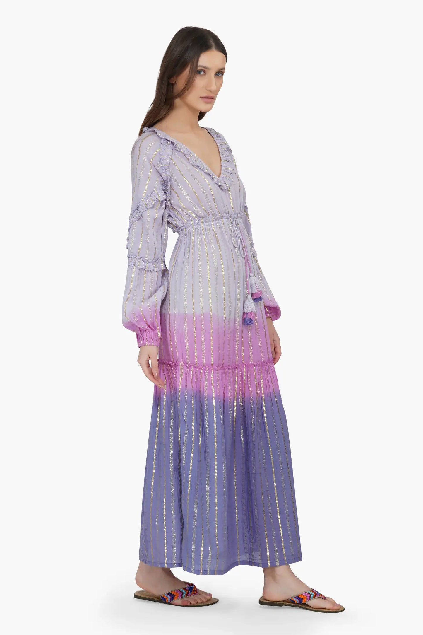 Load image into Gallery viewer, Very Peri Cotton Maxi Dress
