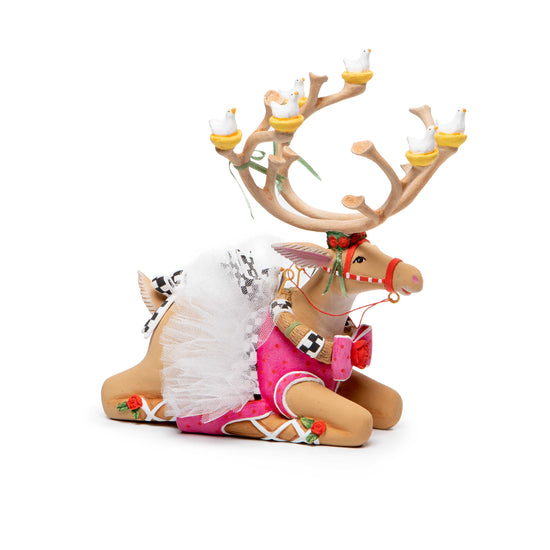 Patience Brewster Dash Away "Sitting Dancer" Reindeer Figure