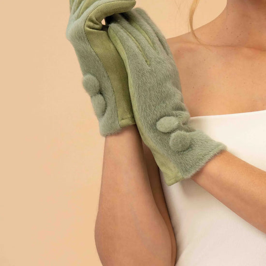 Grace Gloves - Sage