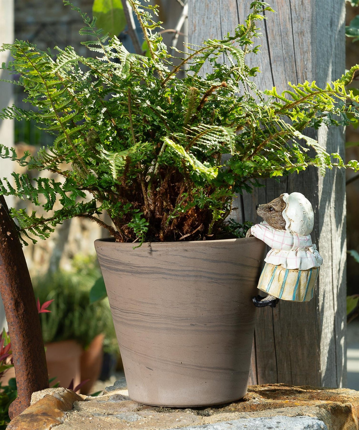 Beatrix Potter "Mrs. Tiggy- Winkle" Plant Pot Hanger