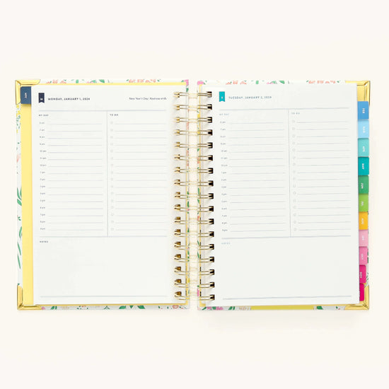 2024 Daily, Simplified Planner, "Golden Hour"