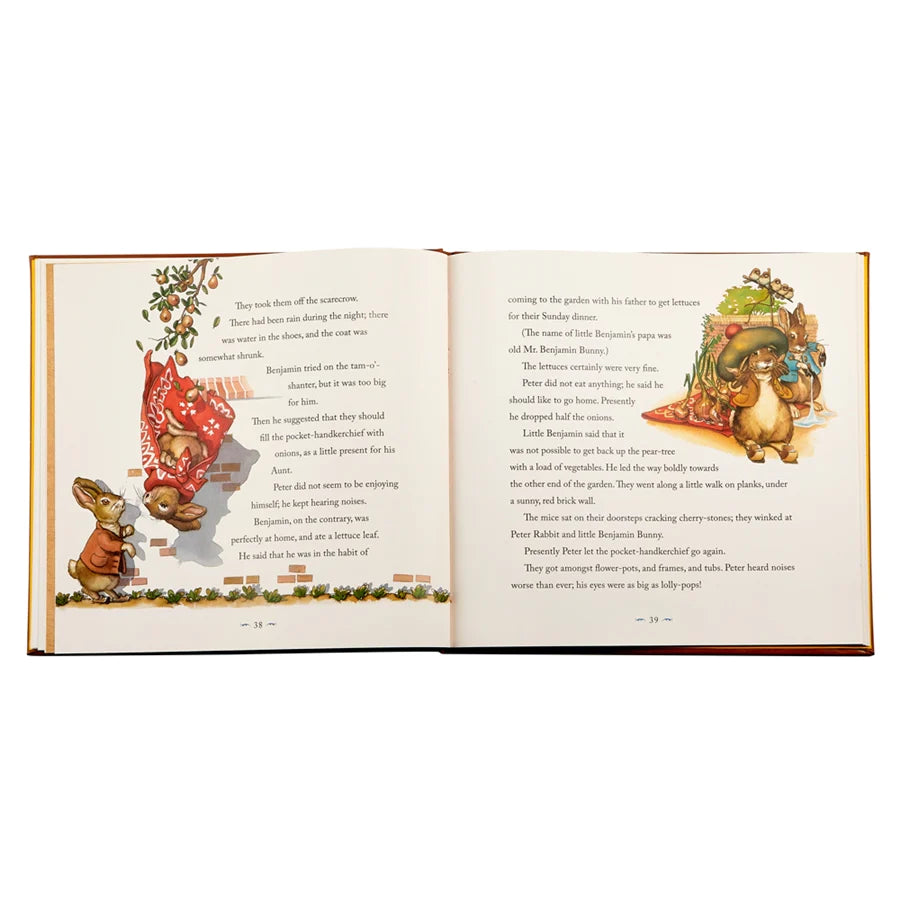 The Classic Tale Of Peter Rabbit, Special Edition, Tan Bonded Leather