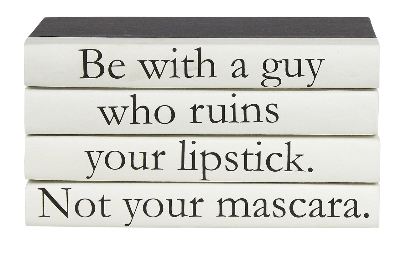 "Be With A Guy Who..." Decorative Book