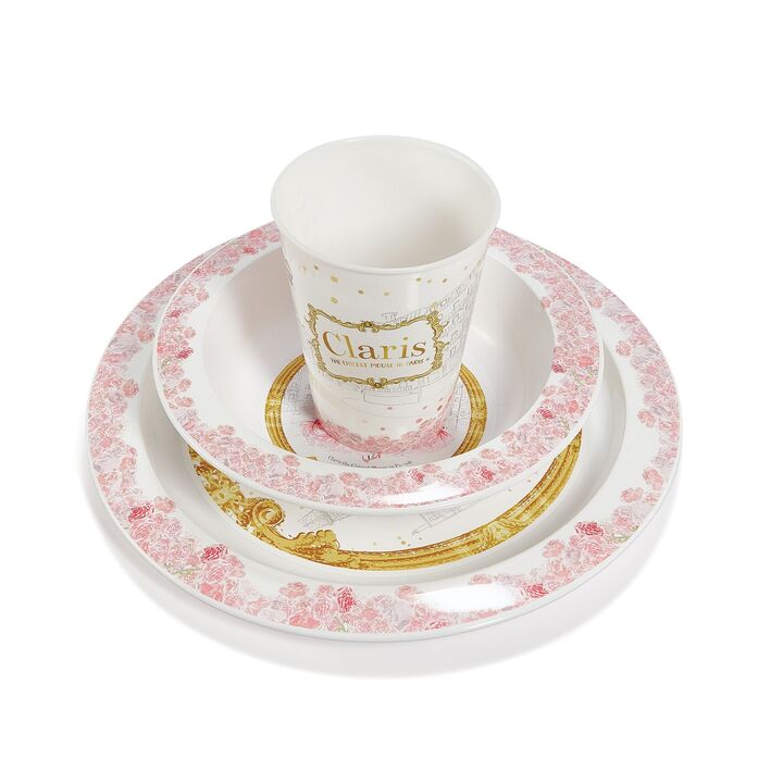 Load image into Gallery viewer, Claris the Chicest Mouse in Paris, 3- Piece Dinner Set
