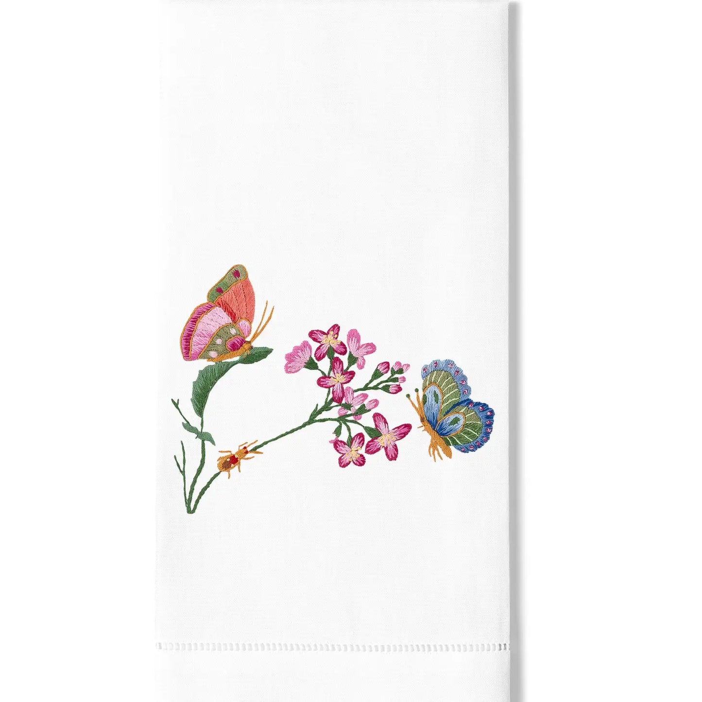Butterflies & Flowers Hand Towel