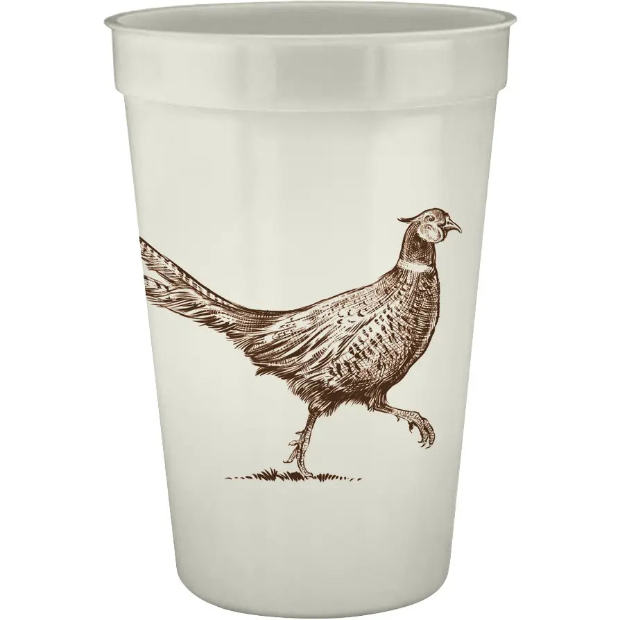 "Pheasant Strut" Pearlized Cups