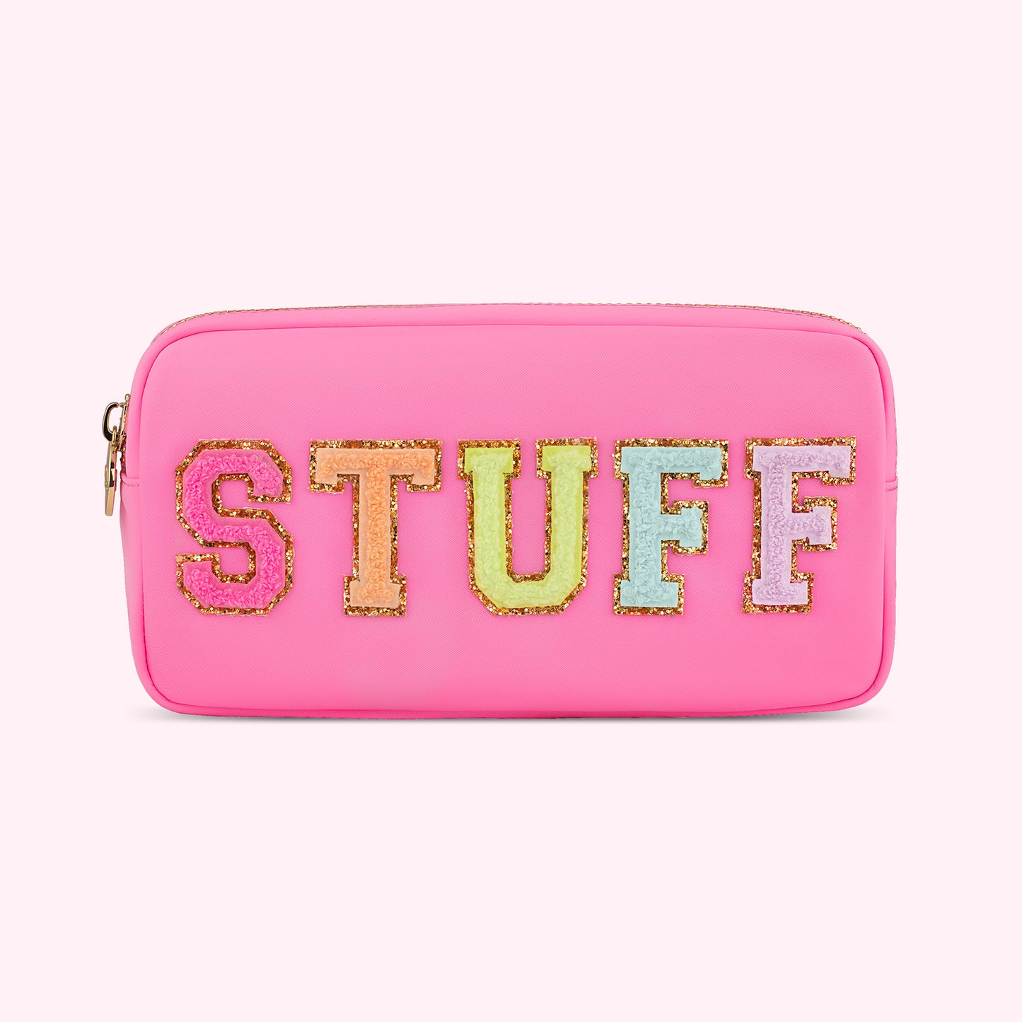 Load image into Gallery viewer, &amp;quot;STUFF&amp;quot;, Bubblegum, Small Pouch
