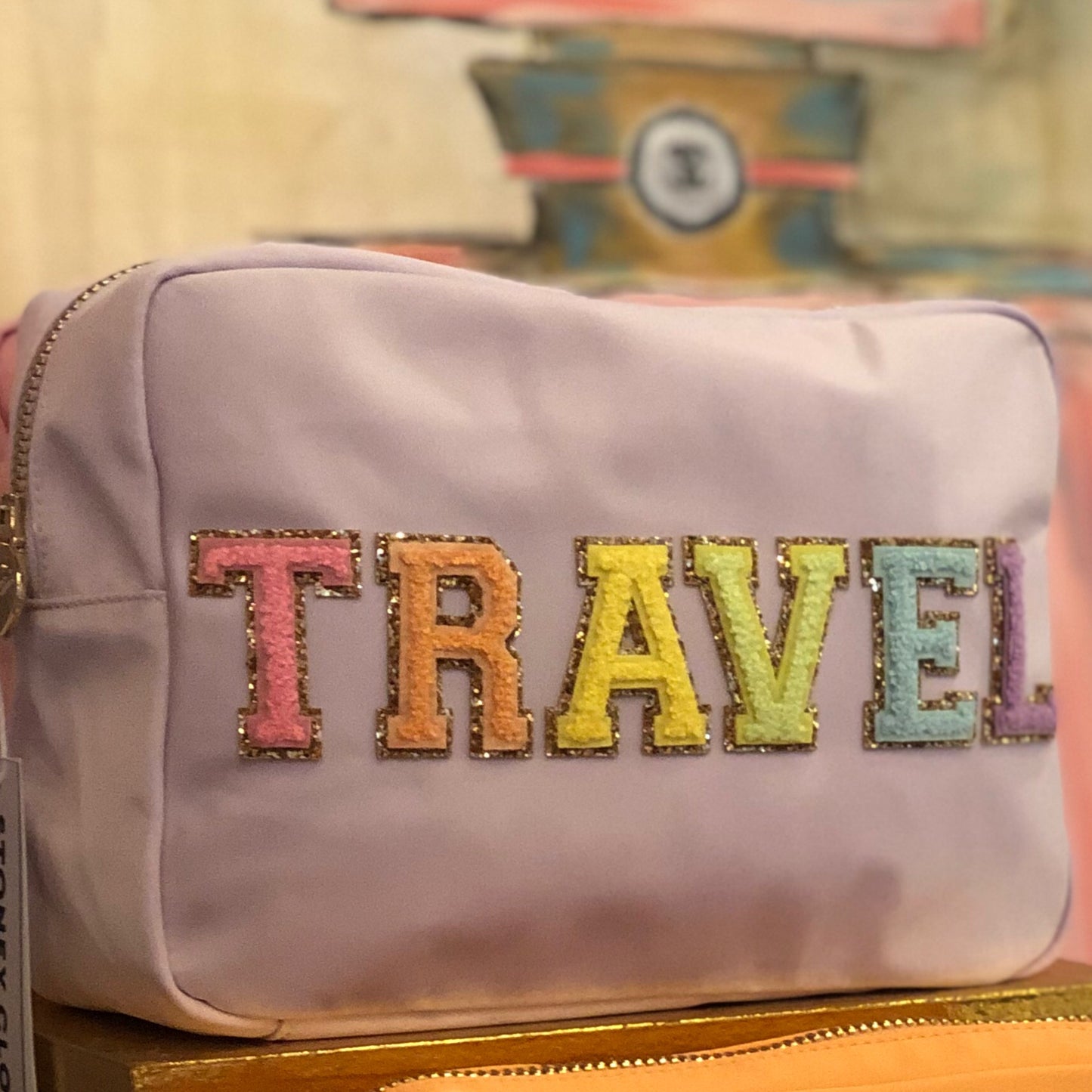 "Travel", Lilac, Large Pouch