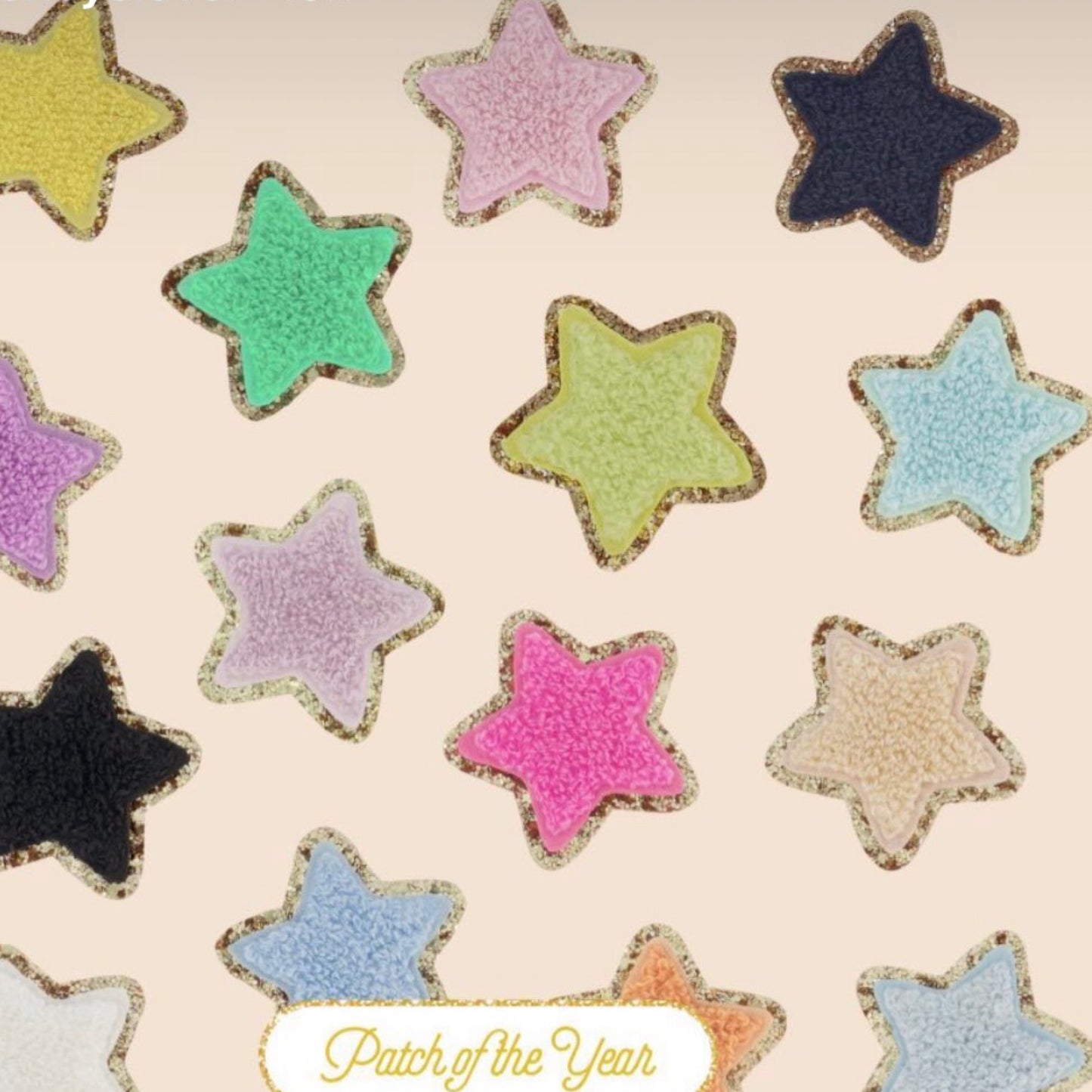 Glitter Varsity Star Patch