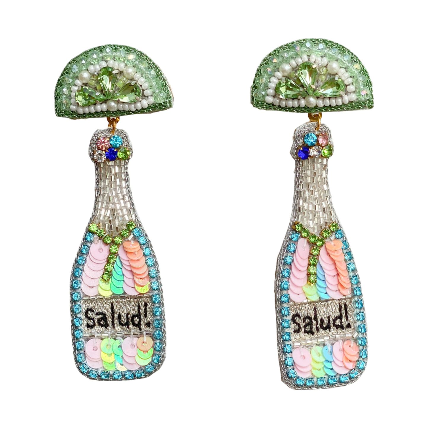 Gaby & Grace - “Salud!” Tequila Bottle Earrings