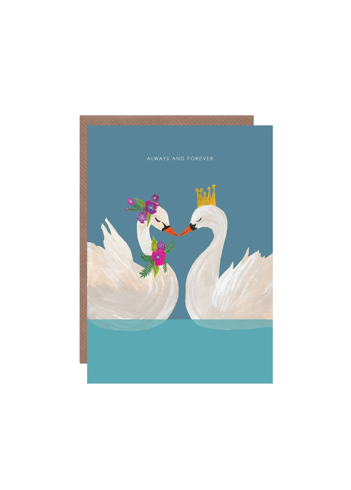 Load image into Gallery viewer, Hutch Cassidy - Swans Anniversary Greetings Card
