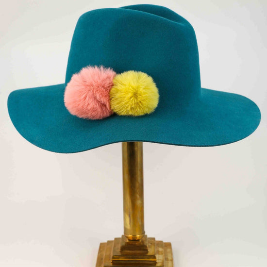 Load image into Gallery viewer, Hat- Cassandra, Teal
