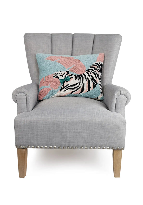Load image into Gallery viewer, Stretching Tiger Hook Pillow
