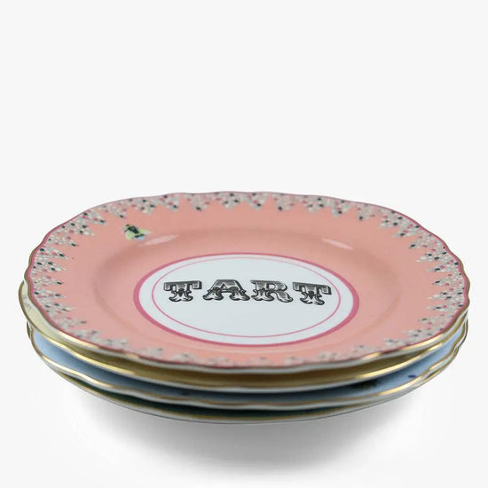 Yvonne Ellen Tart/ Cupcake/ Treacle/ Crumpet Plates, Set of 4