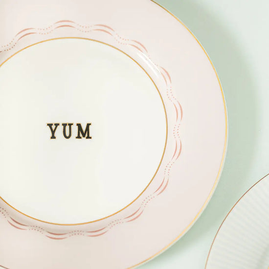 Yvonne Ellen Slogan Side Plates, Set of 4