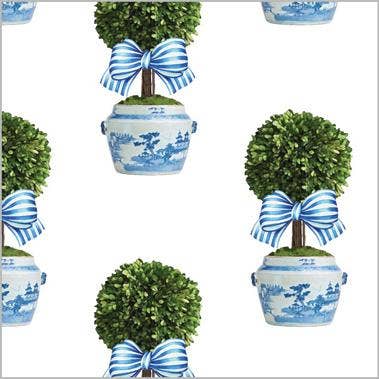 Load image into Gallery viewer, Striped Topiary Gift Wrap Sheets
