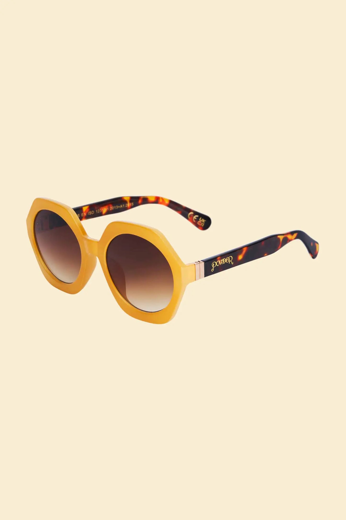 Luxe George Custard/ Tortoiseshell Sunglasses
