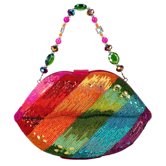 Rainbow Kisses Top Handle Bag