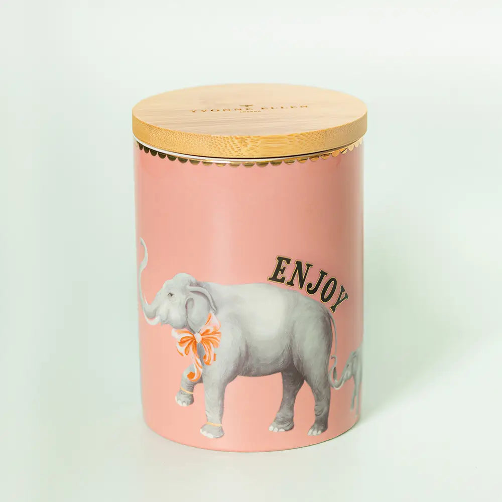 Elephant Storage Jar, Medium