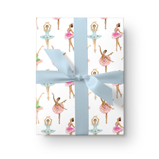 Ballerinas Watercolor Wrapping Paper