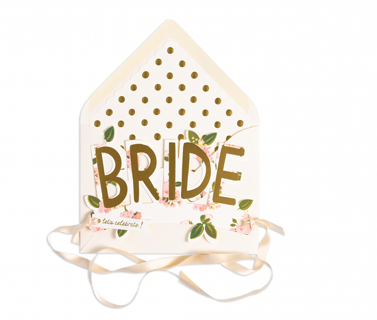 Load image into Gallery viewer, Bride Paper Crown
